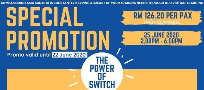 HRDF Claimable Online Training – Power of Switch