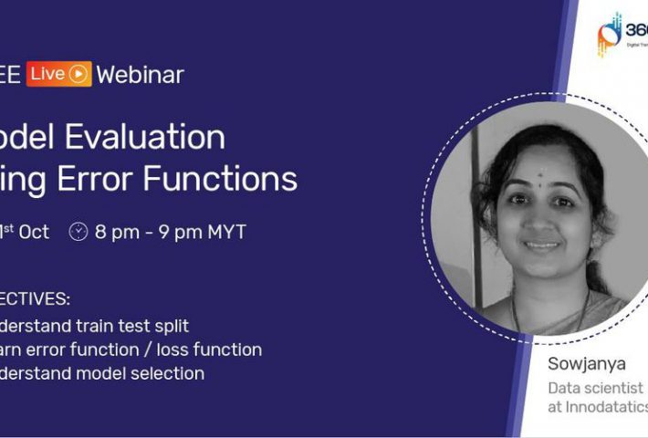 Data Science webinar on Model evaluation using error functions