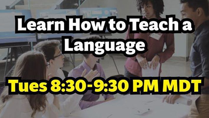 How to Teach a Language