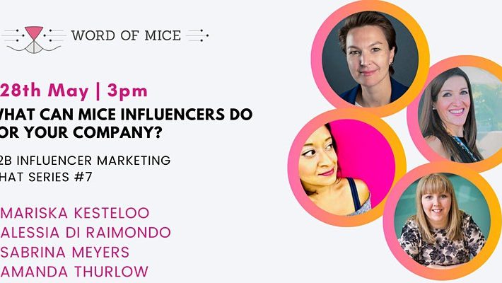 What can MICE influencers do for your company? | B2B influencer marketing chat