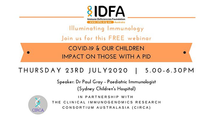 COVID-19 and our Children – The impact on those with a PID