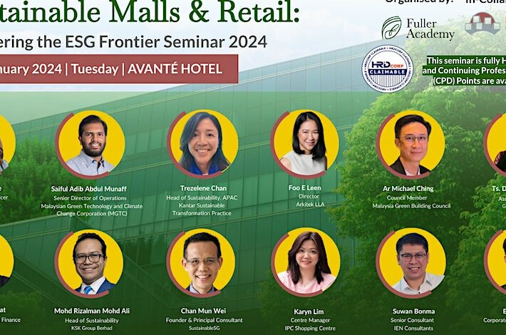 Sustainable Malls & Retail: Pioneering the ESG Frontier Seminar 2024