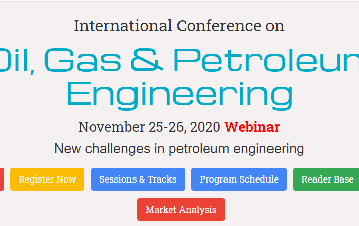 International Conference on Oil, Gas & Petroleum Engineering