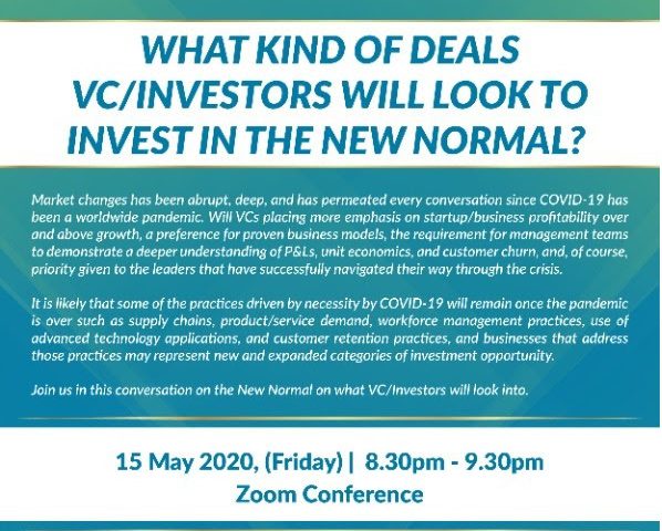 What Kind of Deals VC/Investors will Look to Invest in the New Normal?