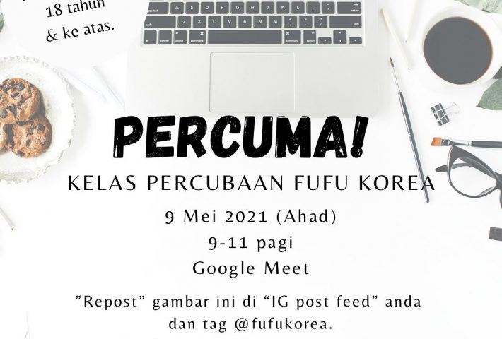 KELAS PERCUBAAN FUFU KOREA