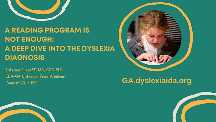 A Reading Program is NOT Enough: A Deep Dive into the Dyslexia Diagnosis