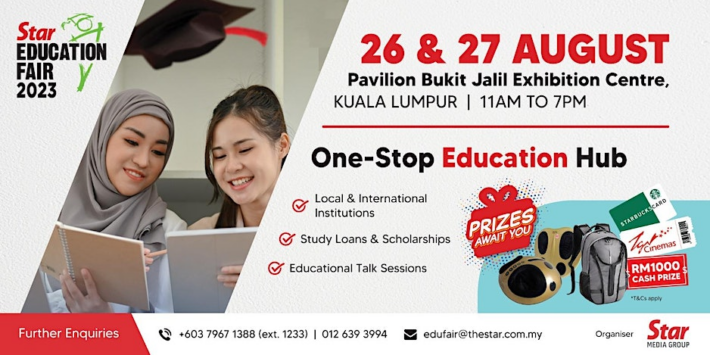 Star Education Fair | 26 & 27 Aug, Pavilion Bukit Jalil Exhibition Centre