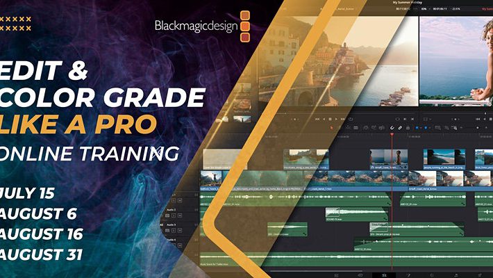 Edit & Color Grade Like a Pro – Online Training