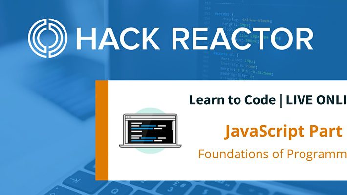 JavaScript Part 1: Foundations of Programming [Live-Online]