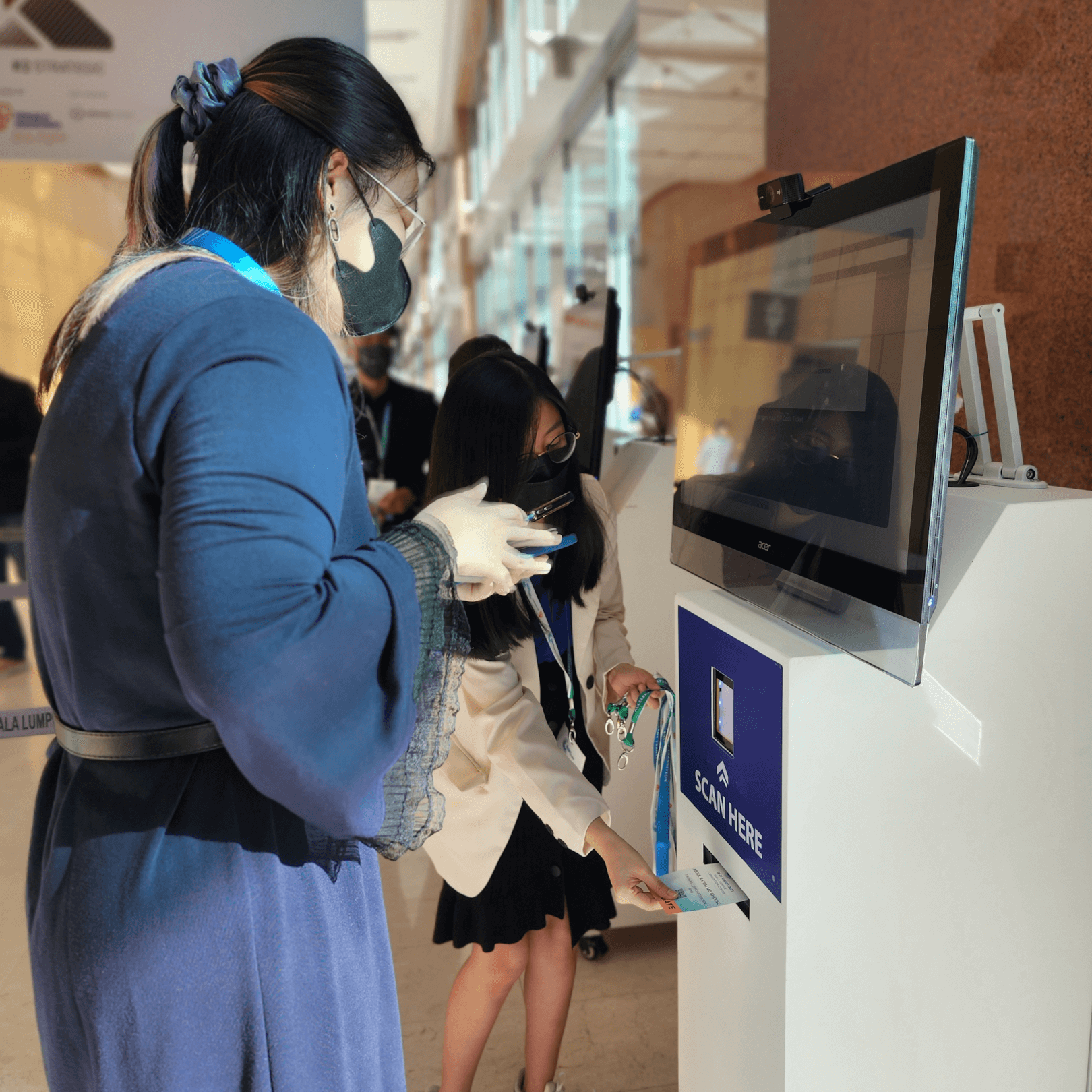 attendee check in using facial recognition